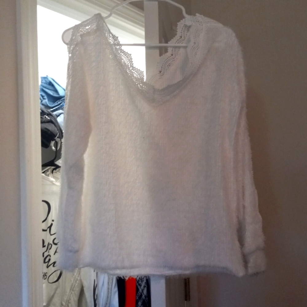Brand new white sweater